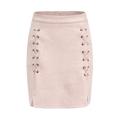 Modern női szoknya keresztkötővel