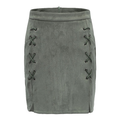 Modern női szoknya keresztkötővel