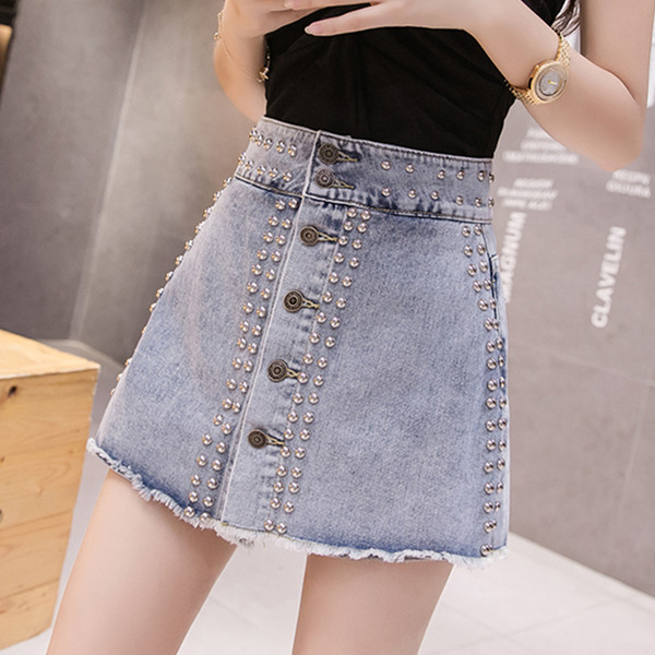 Szoknya - magas derekú nadrág fűzőlyukkal