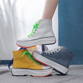 Tenisi casual dama cu talpa inalta in patru culori