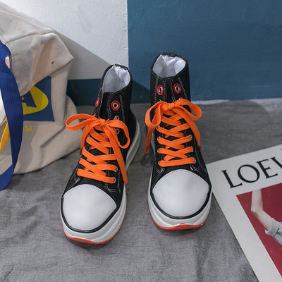 Tenisi casual dama cu talpa inalta in patru culori