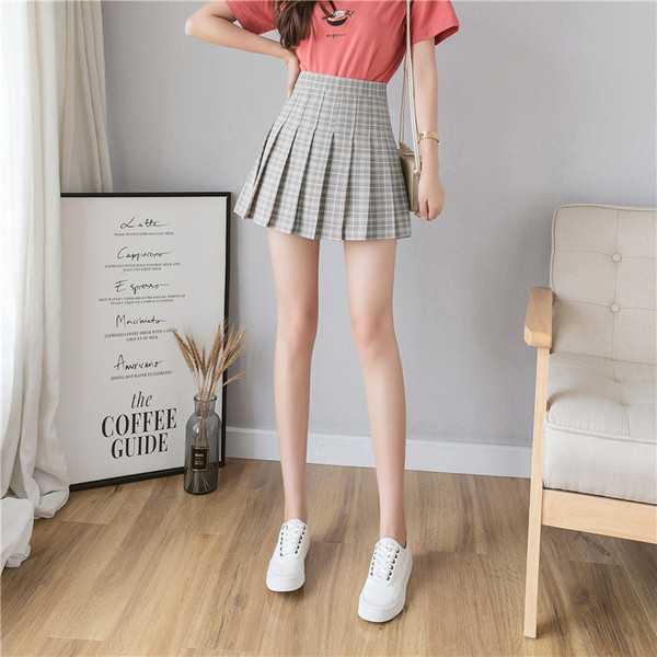 Fusta pliată de femei modernă - două culori