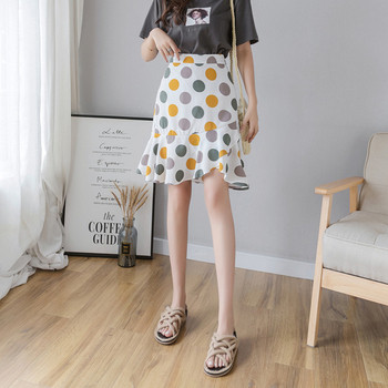 Fusta de dama asimetrica model nou in mai multe culori