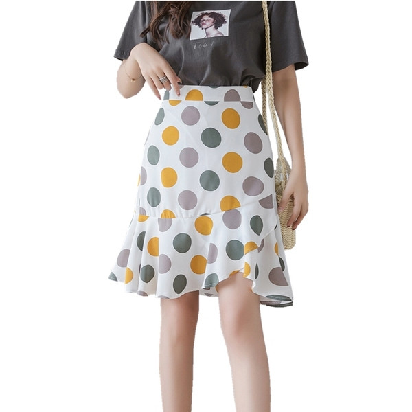 Fusta de dama asimetrica model nou in mai multe culori