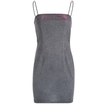 Rochie scurta de dama moderna cu bretele subtiri