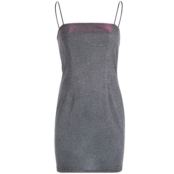 Rochie scurta de dama moderna cu bretele subtiri