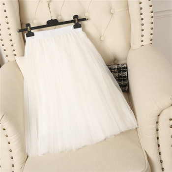 Új modell női tüll szoknya fehér, szürke és fekete színekben