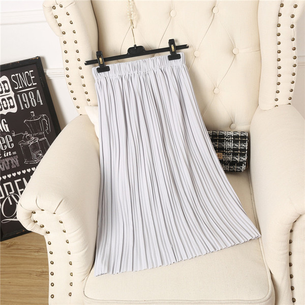 Új modell női rakott szoknya - többféle színben