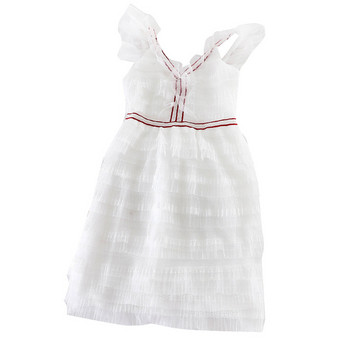 Modern női ruha két színben, tüllvel