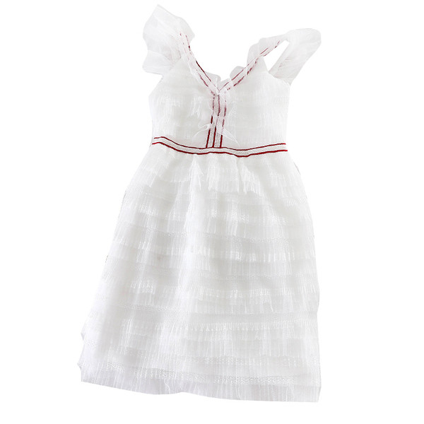 Modern női ruha két színben, tüllvel