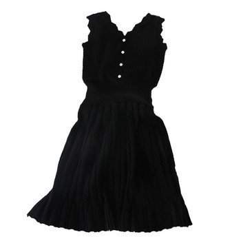 Modern női ruha többféle színben, rugalmas derékkal