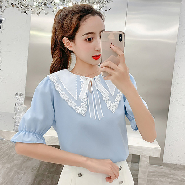 Stílusos női ing három színben, hímzéssel