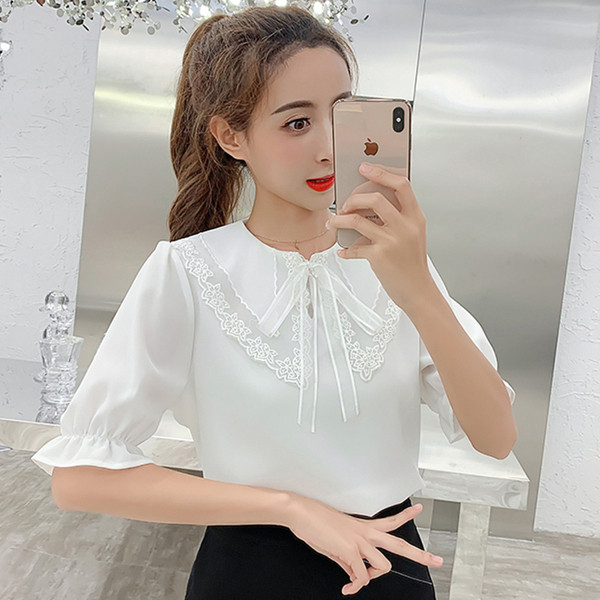 Stílusos női ing három színben, hímzéssel