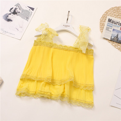 Modern női felső csipkével, többféle színben