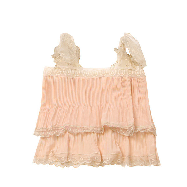 Modern női felső csipkével, többféle színben