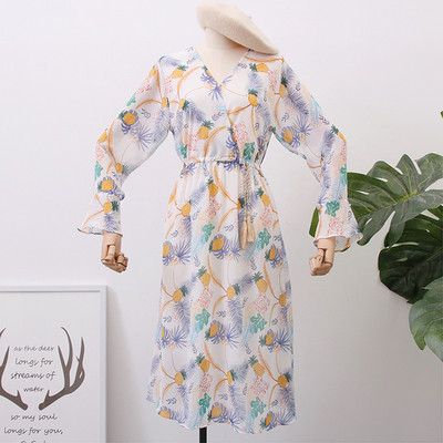 Stílusos női ruha hosszú ujjal - több színben