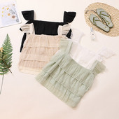 Női felső, széles pántokkal - rövid modell több színben