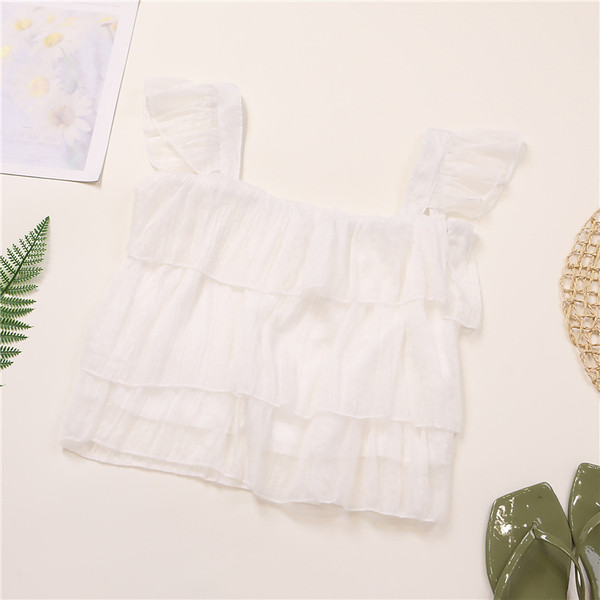 Női felső, széles pántokkal - rövid modell több színben