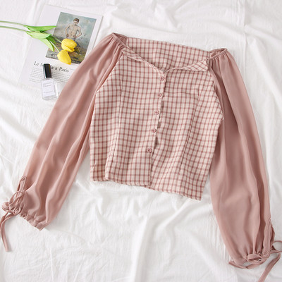 Stílusos női blúz gombokkal több színben