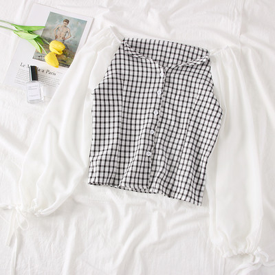 Stílusos női blúz gombokkal több színben