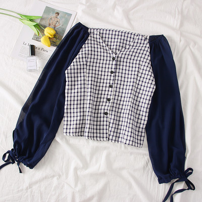 Stílusos női blúz gombokkal több színben