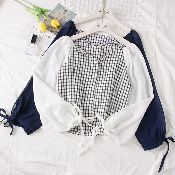 Stílusos női blúz gombokkal több színben