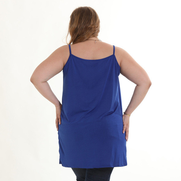 Női lezser felső vékony pántokkal több színben 5XL-ig