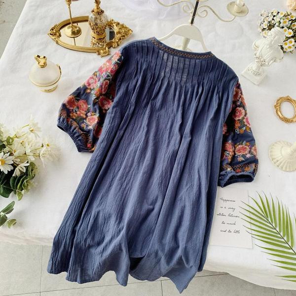 Alkalmi női ruha virágos hímzéssel több színben