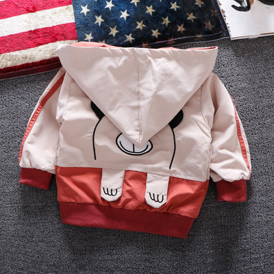 Modern gyerekkabát fiúknak kapucnival - három színben