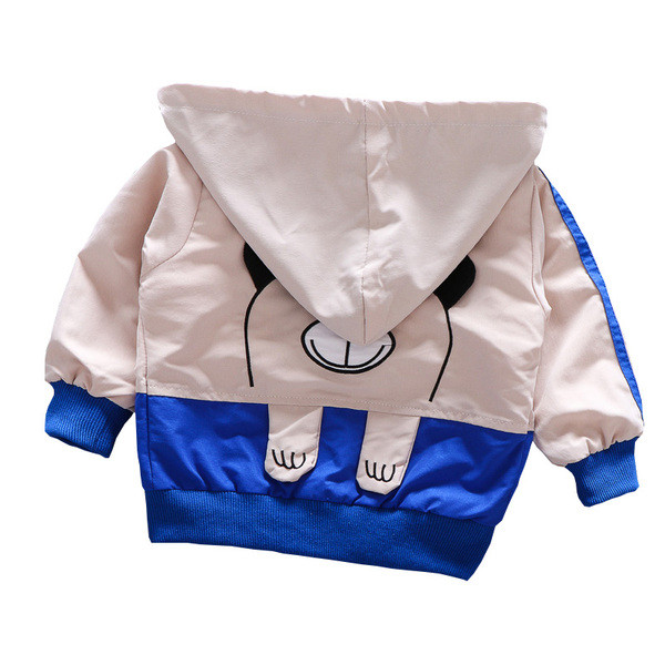 Modern gyerekkabát fiúknak kapucnival - három színben