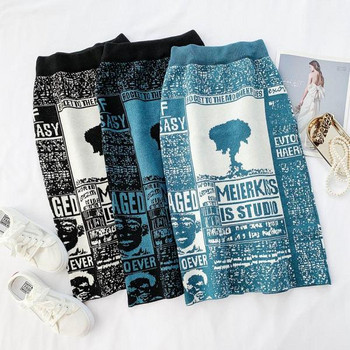 Modern női szoknya Karcsú modell, magas derékkal több színben