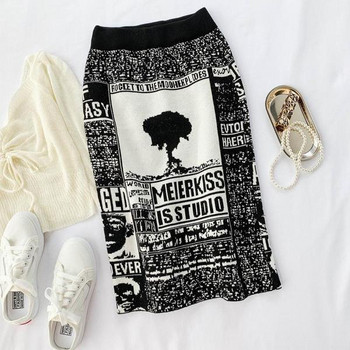 Modern női szoknya Karcsú modell, magas derékkal több színben