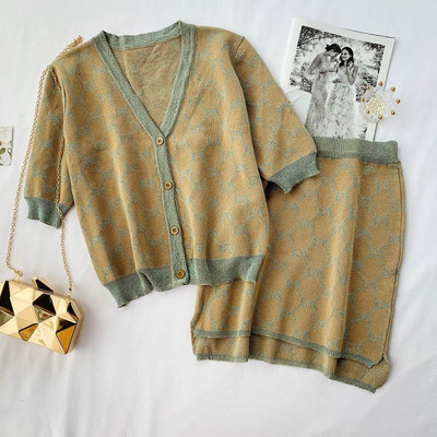 Kétrészes női szett fekete, piros és barna színben