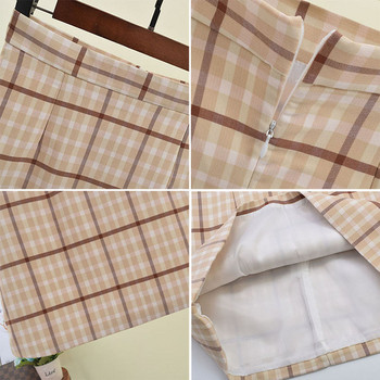 Női kockás szoknya több színben