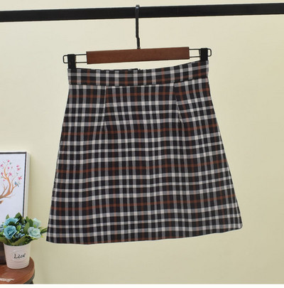 Női kockás szoknya több színben