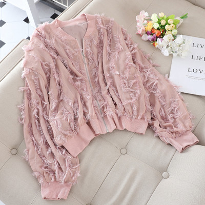 Őszi női kabát széles modell három színben