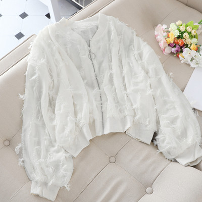 Őszi női kabát széles modell három színben