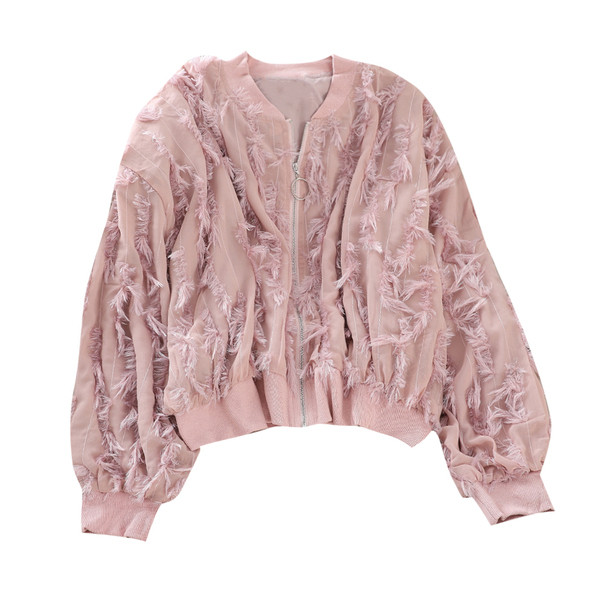 Őszi női kabát széles modell három színben