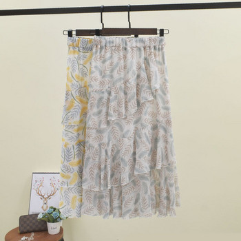 Lezser női szoknya gumírozott derékkal, két színben