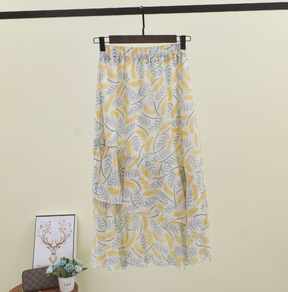 Lezser női szoknya gumírozott derékkal, két színben