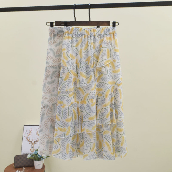 Lezser női szoknya gumírozott derékkal, két színben