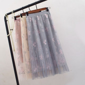 Női szoknya tüll elemmel több színben