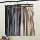 Redős női szoknya rugalmas derékkal, több színben