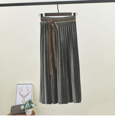 Redős női szoknya rugalmas derékkal, több színben