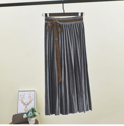 Redős női szoknya rugalmas derékkal, több színben