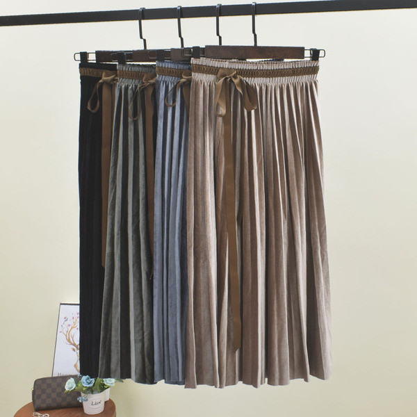 Redős női szoknya rugalmas derékkal, több színben