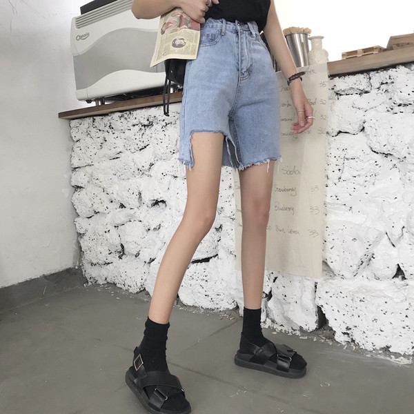 Pantaloni de dama actuali cu talie inalta 3/4 lungime