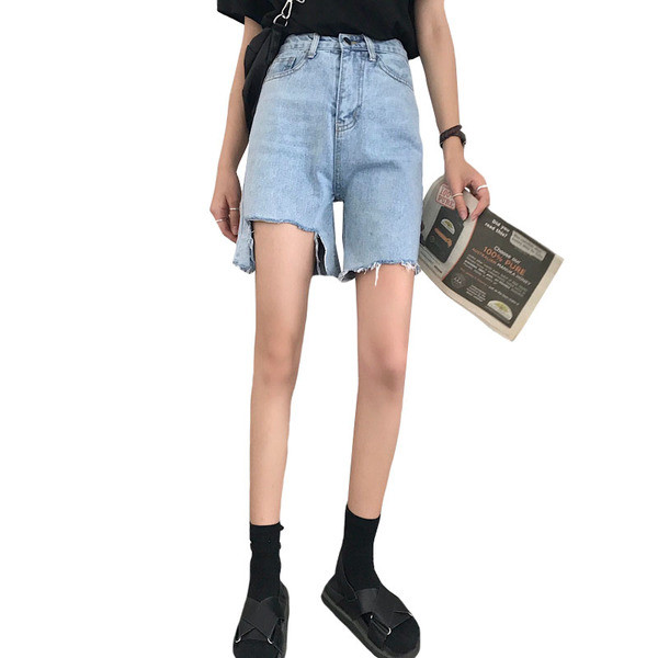 Pantaloni de dama actuali cu talie inalta 3/4 lungime