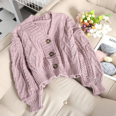 Vastag női mellény V-nyakkal, különböző színekben