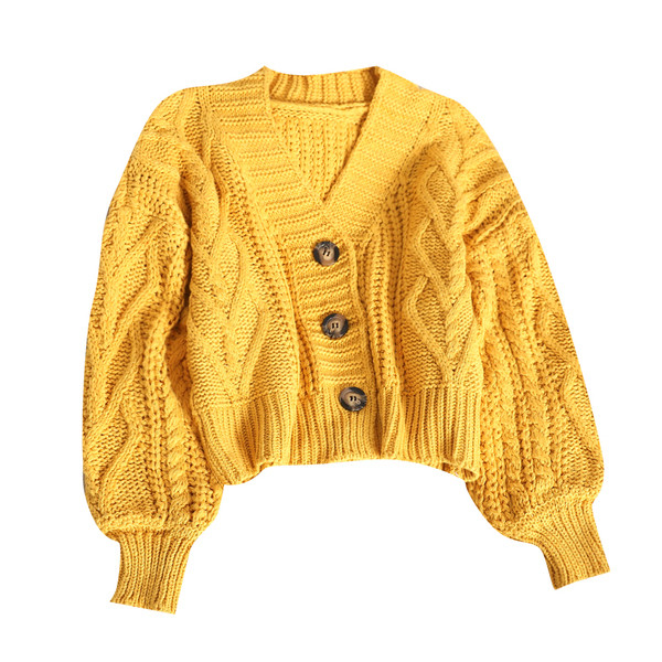 Vastag női mellény V-nyakkal, különböző színekben